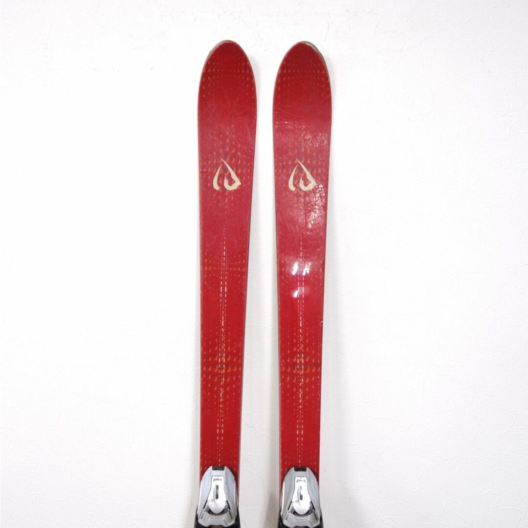 アイディーワン ID one スキー板 FR-X 167cm センター 65mm ビンディング マーカー TITANIUM 1200 フリーライド スキー 重量実測:24300g(ビンディング含む1本)