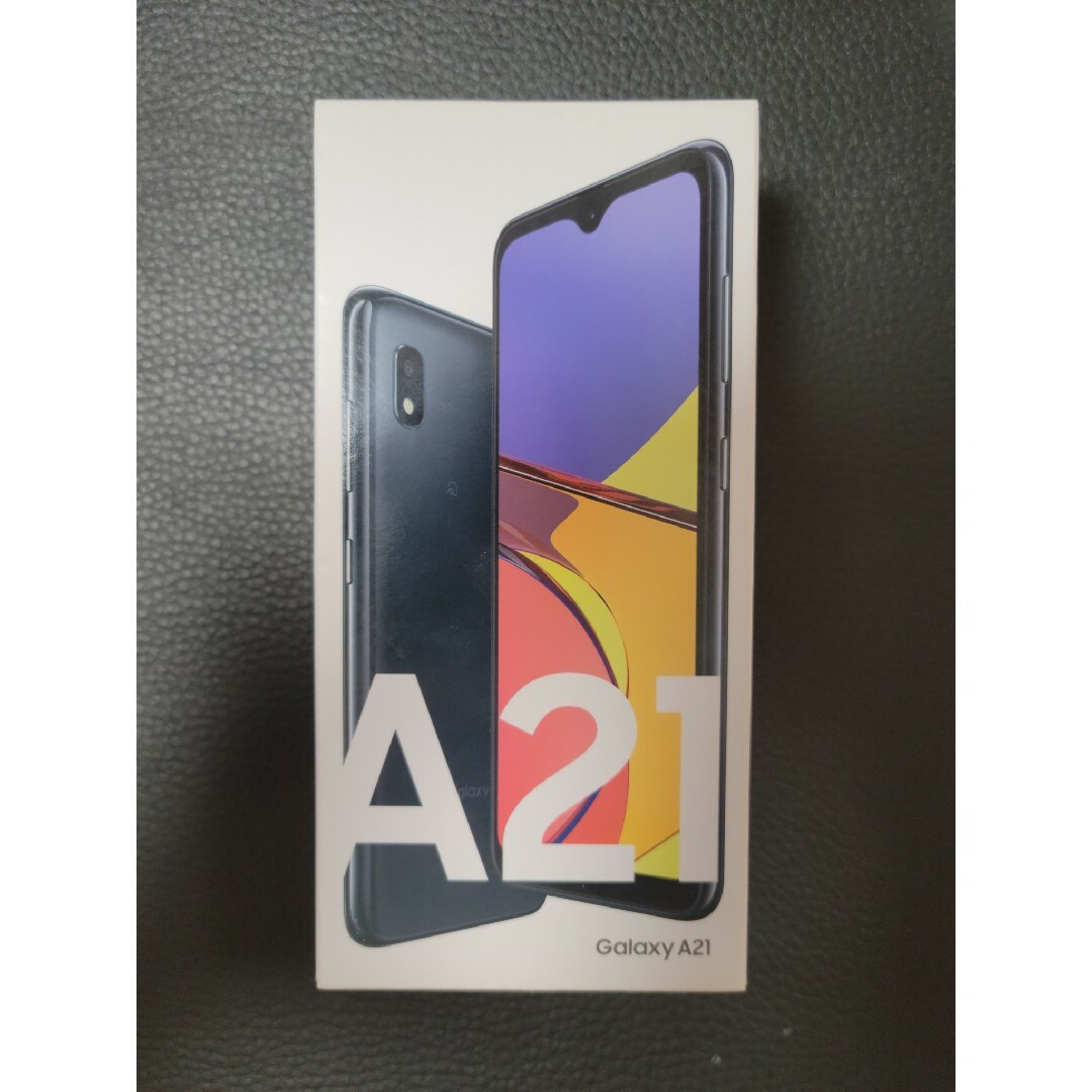 Galaxy(ギャラクシー)のGalaxy A21 SCV49　ブラック　新品　未使用 スマホ/家電/カメラのスマートフォン/携帯電話(スマートフォン本体)の商品写真