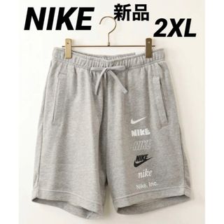 ナイキ(NIKE)の希少サイズ　ナイキ メンズ ショーツ クラブ+ FT Mロゴ ショート　2XL(ショートパンツ)