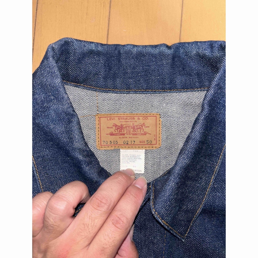 80s Levi's 70505 ®️のみタブ 1ウォッシュ サイズ50
