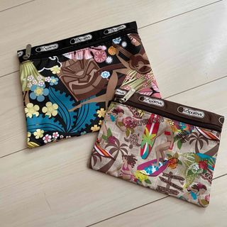 レスポートサック(LeSportsac)のハワイ限定！LeSportsac レスポートサック ポーチ 2点セット(ポーチ)