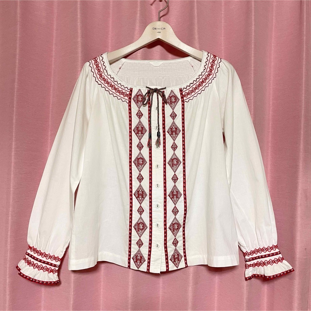 ピンクハウス 長袖シャツブラウス美品