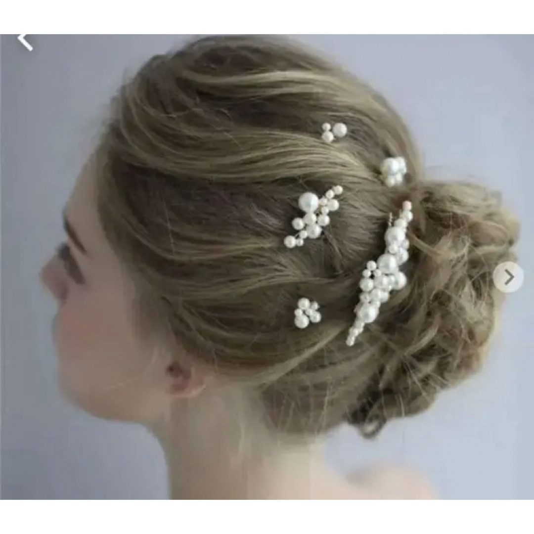 ヘアピン　ヘアアクセサリー  髪飾り　ヘアクリップ　ヘアコーム　結婚式　入学式 レディースのヘアアクセサリー(ヘアピン)の商品写真