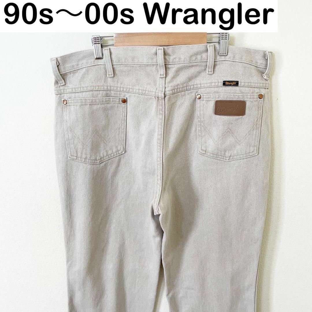 メキシコ製　90s〜00s Wrangler アイボリー　ホワイト　デニム
