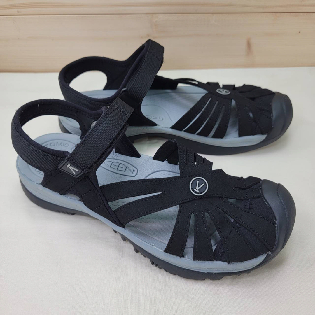 10450円 ブラック ローズサンダル 25㎝ キーン mercuridesign.com