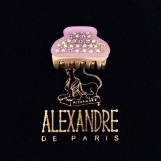 アレクサンドルドゥパリ(Alexandre de Paris)の新品☆アレクサンドル ドゥ パリ VENDÔME CLIP (S) 4.5cm(バレッタ/ヘアクリップ)