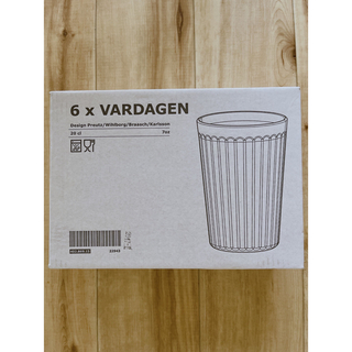 イケア(IKEA)のVARDAGEN グラス　6個(グラス/カップ)