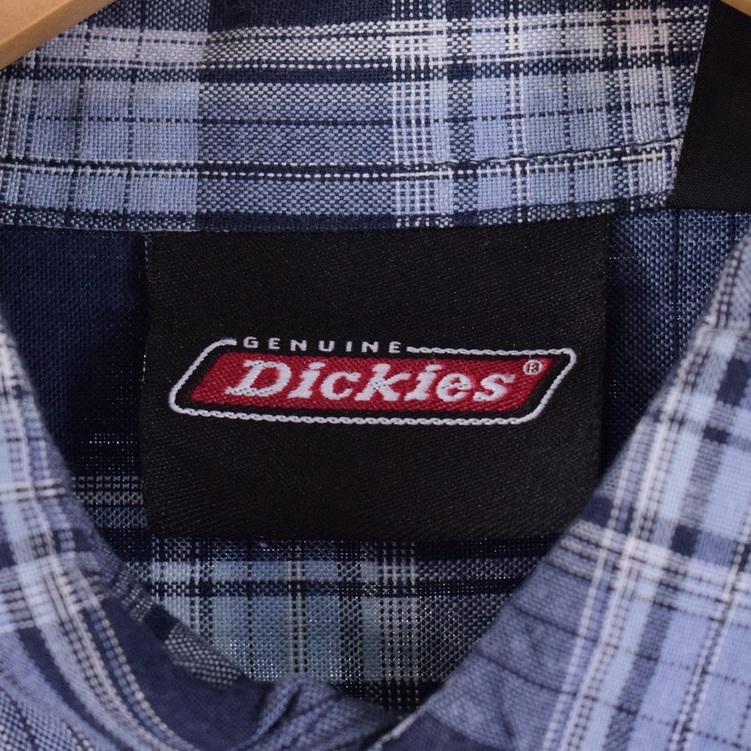 ディッキーズ Dickies 半袖 チェックシャツ メンズXL /eaa351186