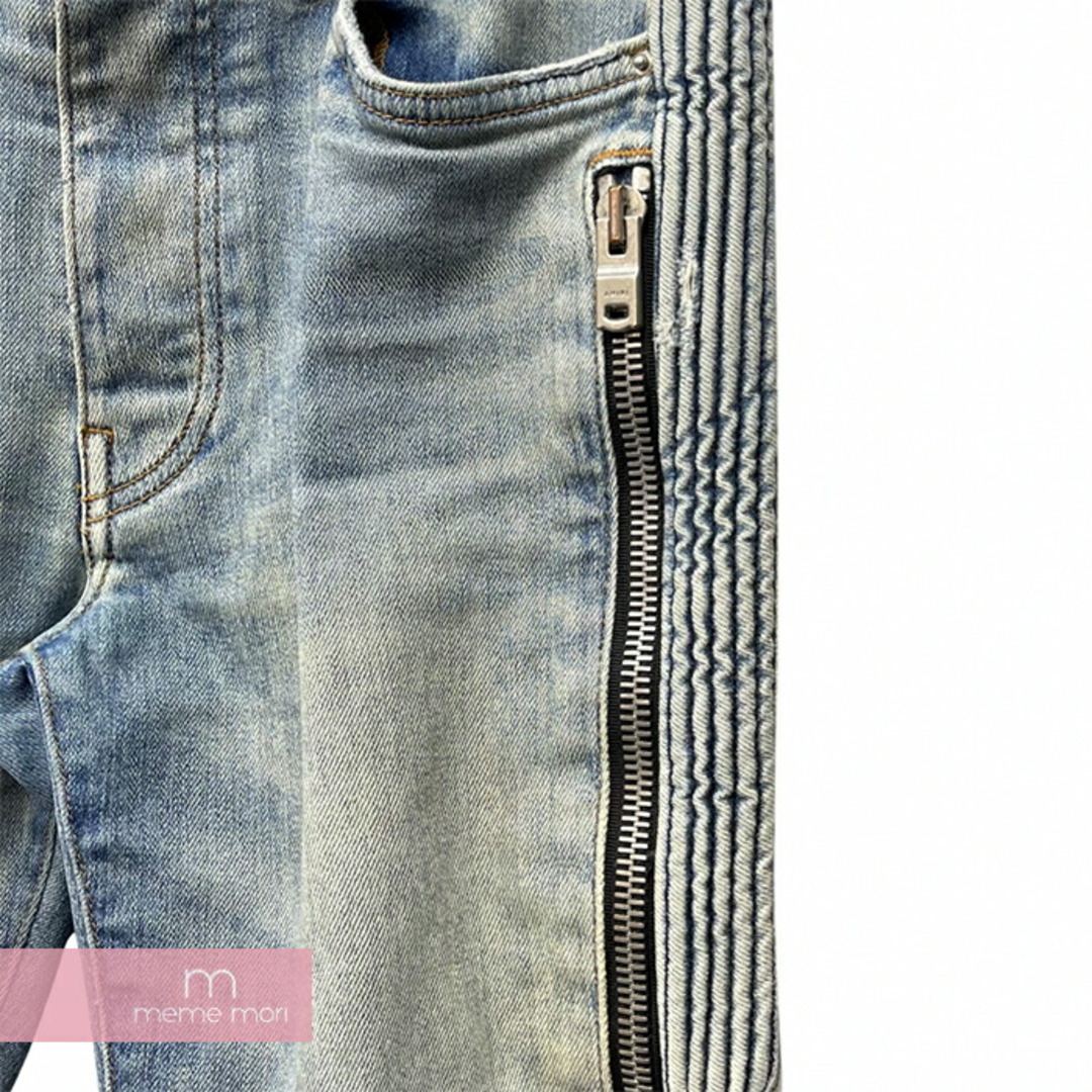 AMIRI Skinny Jeans アミリ スキニージーンズ デニムパンツ ストレッチ ダメージ加工 ボタンフライ インディゴ サイズ28【230710】【-C】【me04】