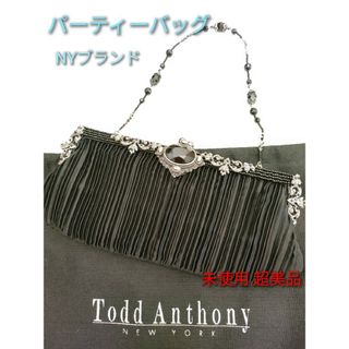 【Todd Anthony/トッド•アンソニー】パーティーバッグ クラッチ 黒(その他)