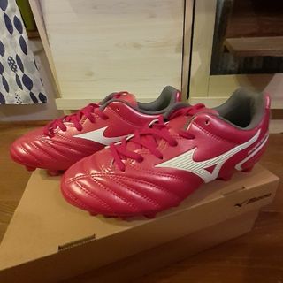 ミズノ(MIZUNO)のミズノ　サッカースパイク　赤　23cm(その他)