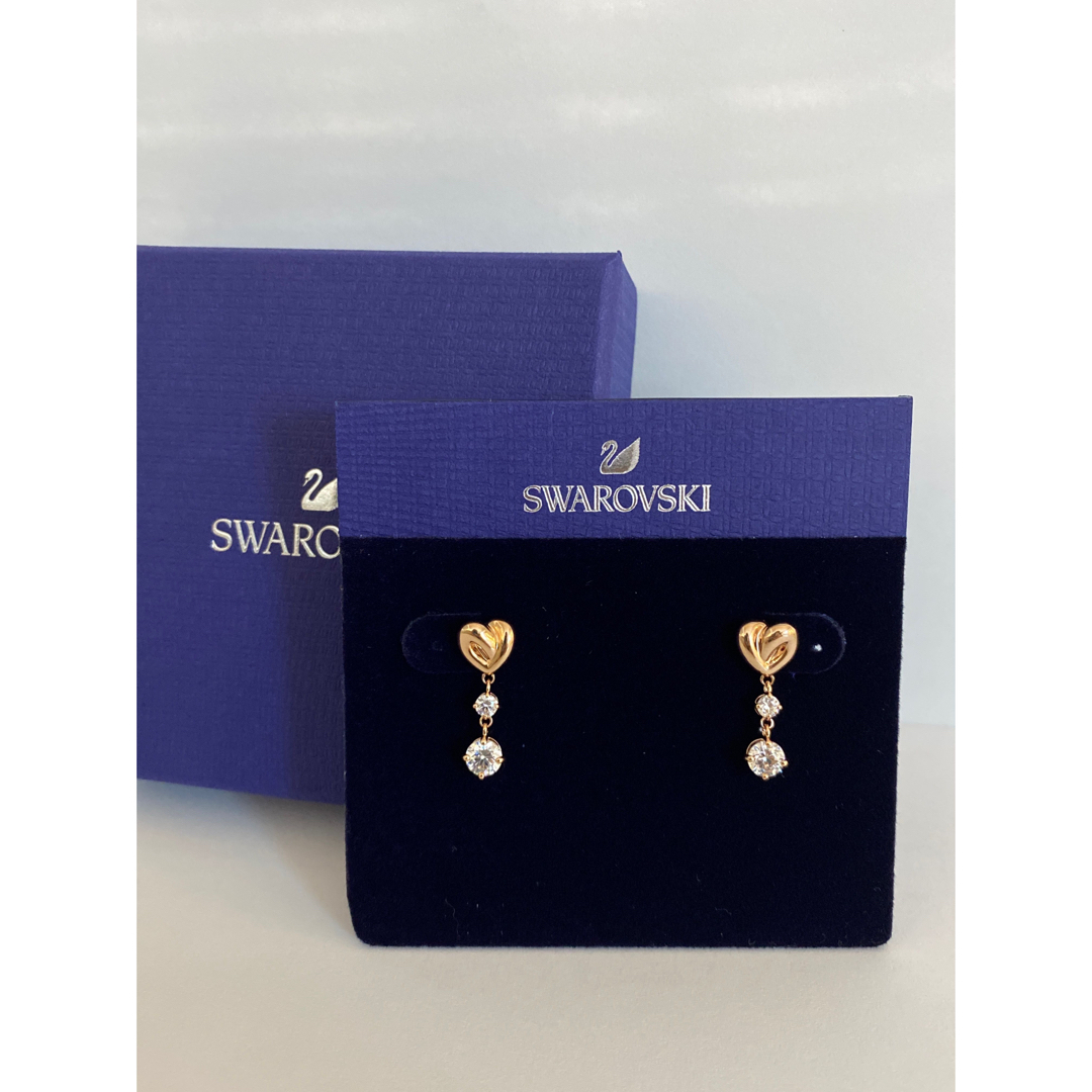 SWAROVSKI - スワロフスキー Lifelong Heart ハート ピアスの通販 by