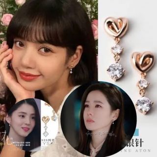 SWAROVSKI - スワロフスキー Lifelong Heart ハート ピアスの通販 by