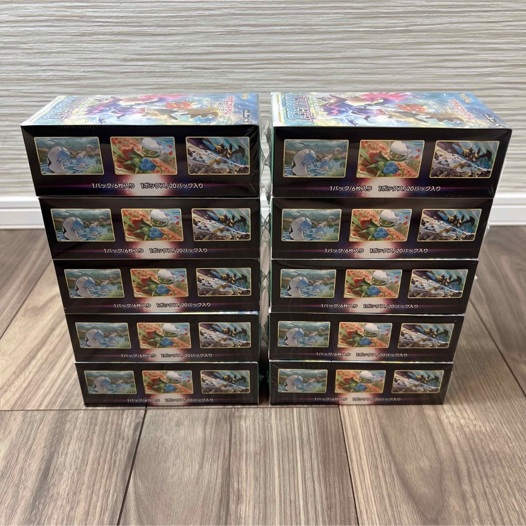 10box  ポケモンカード　バトルリージョン　未開封シュリンク付き