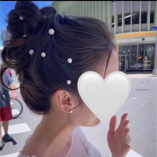 コットンパールピン(ヘアピン)