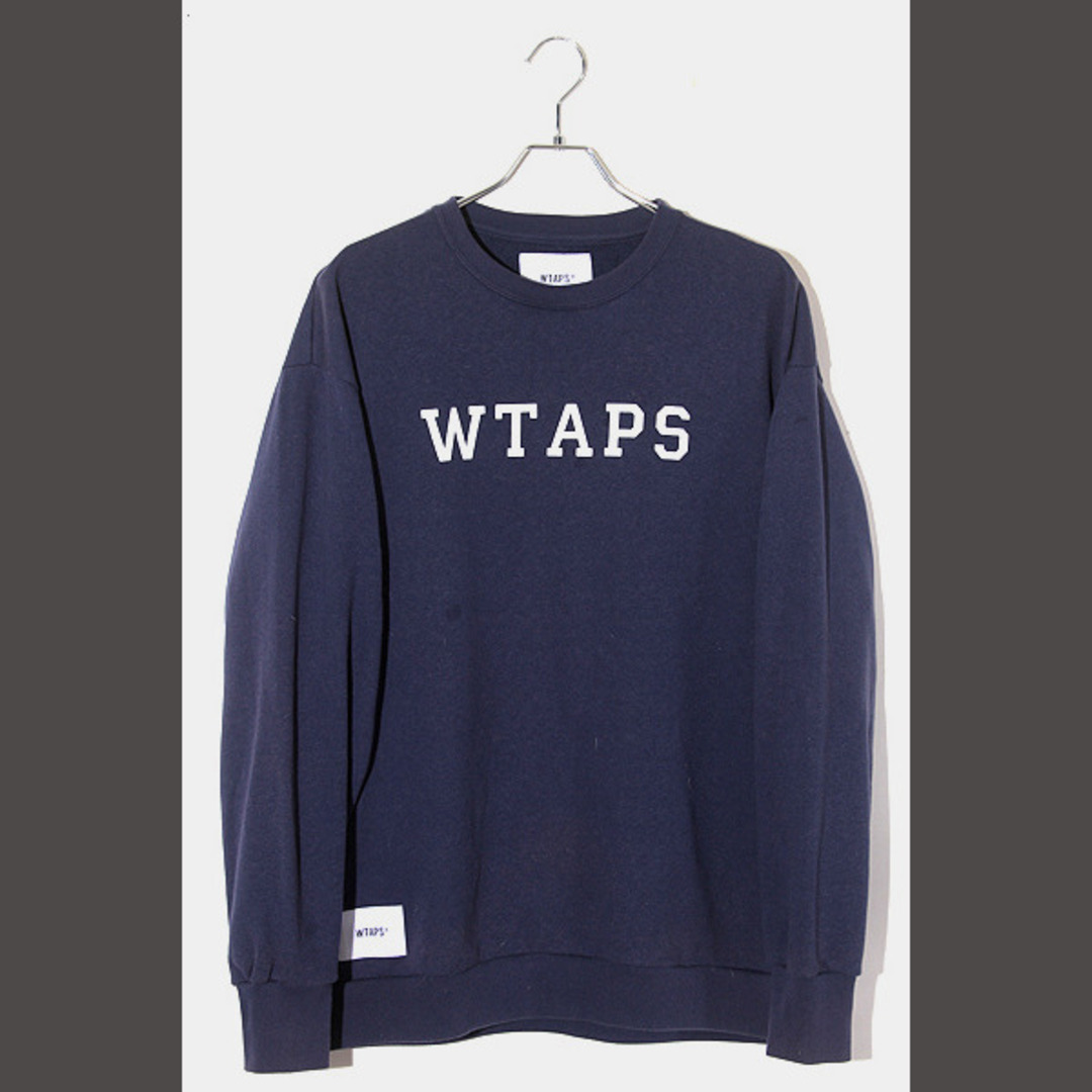 22SS WTAPS ダブルタップス ACADEMY スウェット 2 ネイビー-