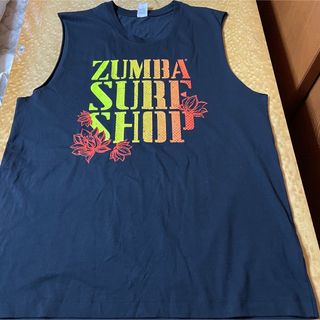 ズンバ(Zumba)の【未使用品】ZUMBA®︎トップス  ブラック　ノースリーブ　M/Lサイズ(ダンス/バレエ)