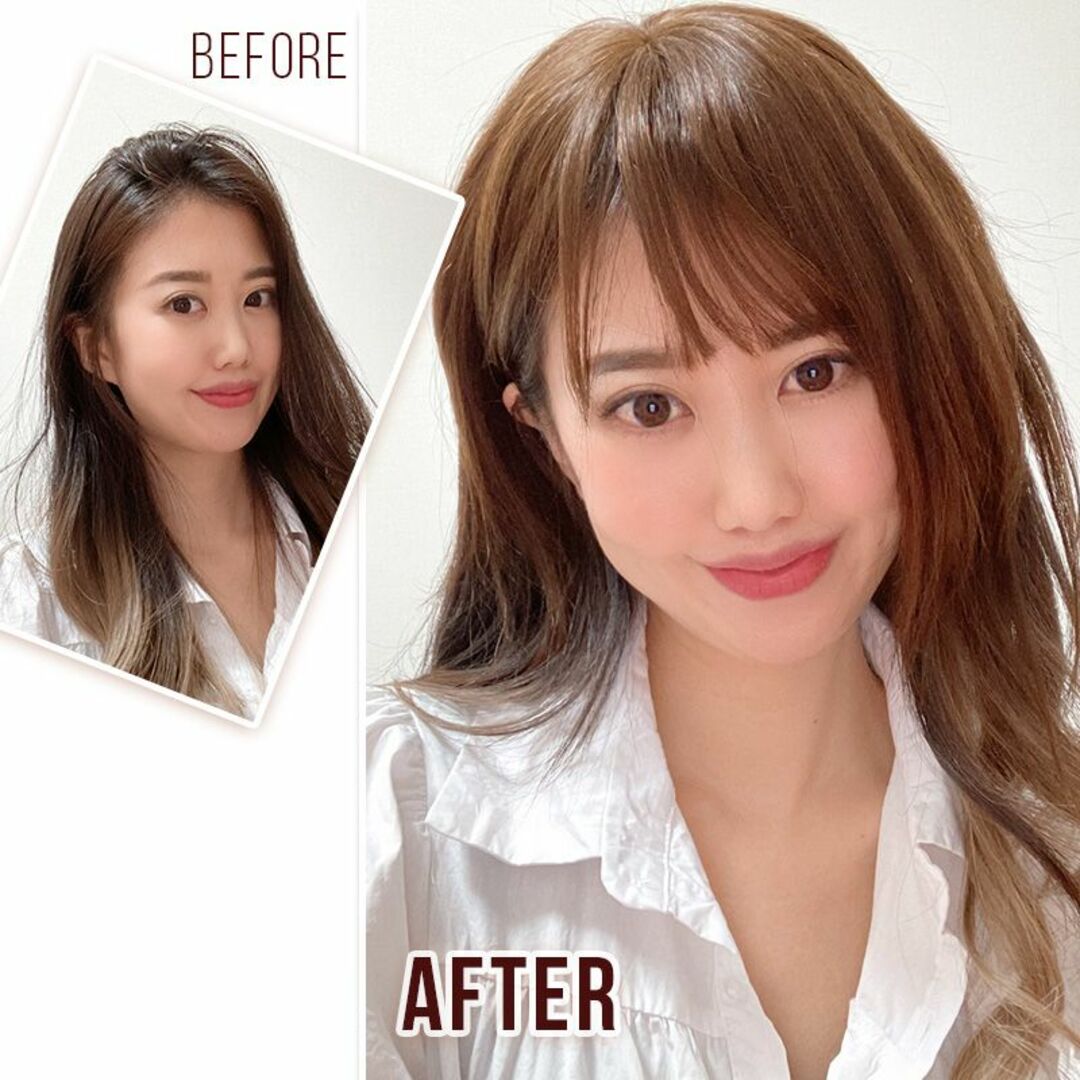 @様専用 人毛100% 部分ウィッグ ヘアピース ナチュラルブラック【20cm】 レディースのウィッグ/エクステ(ショートストレート)の商品写真