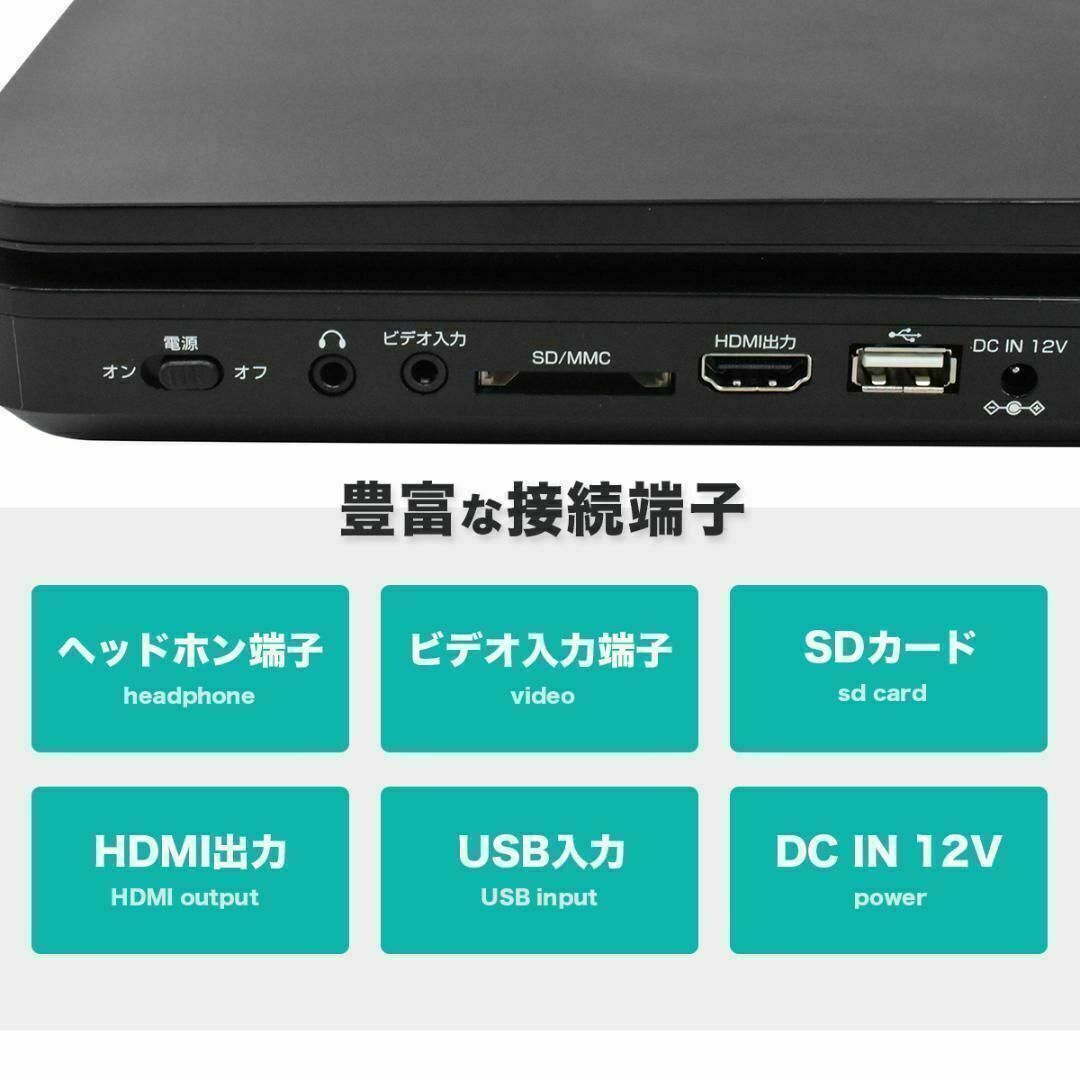 Agrexsione(アグレクション)の【新品】 superbe ポータブル BD/DVDプレーヤー 2022年製 スマホ/家電/カメラのテレビ/映像機器(ブルーレイプレイヤー)の商品写真