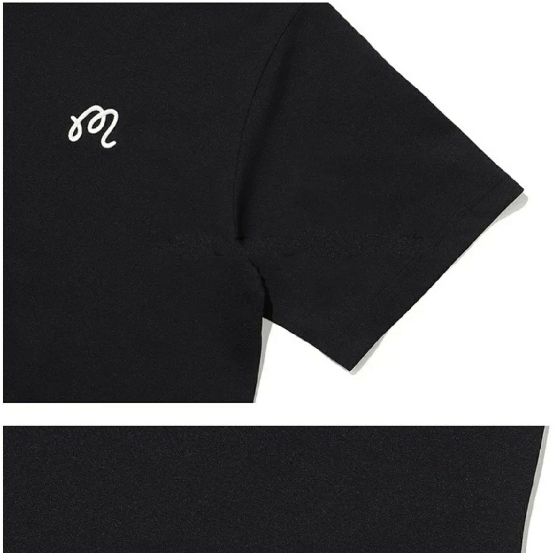 新品　マルボン　ゴルフ　メンズ　マックネックTシャツ　XLサイズ　ブラック 4