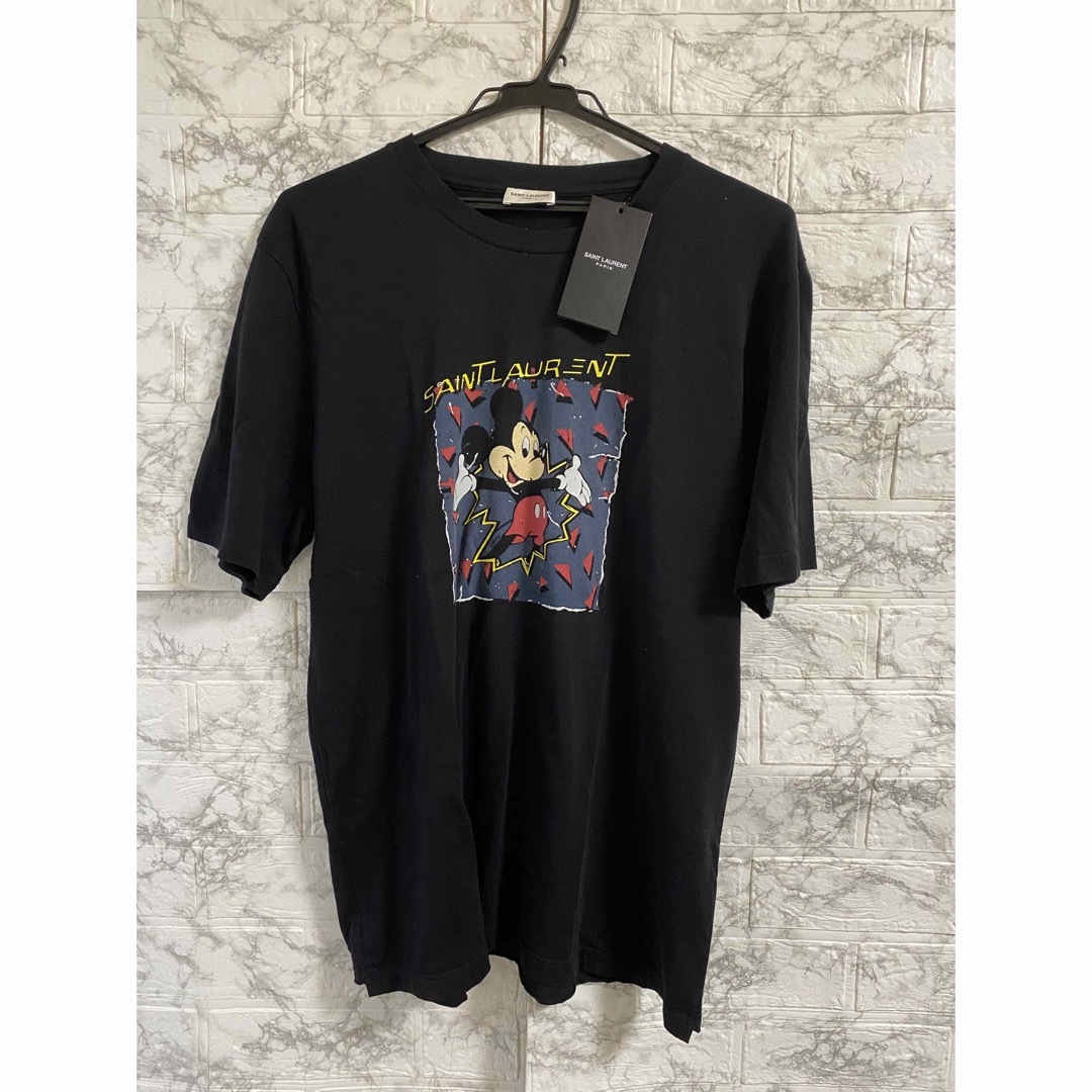 サンローラン YSL ロゴ ディズニー Disney ミッキーマウス Tシャツ