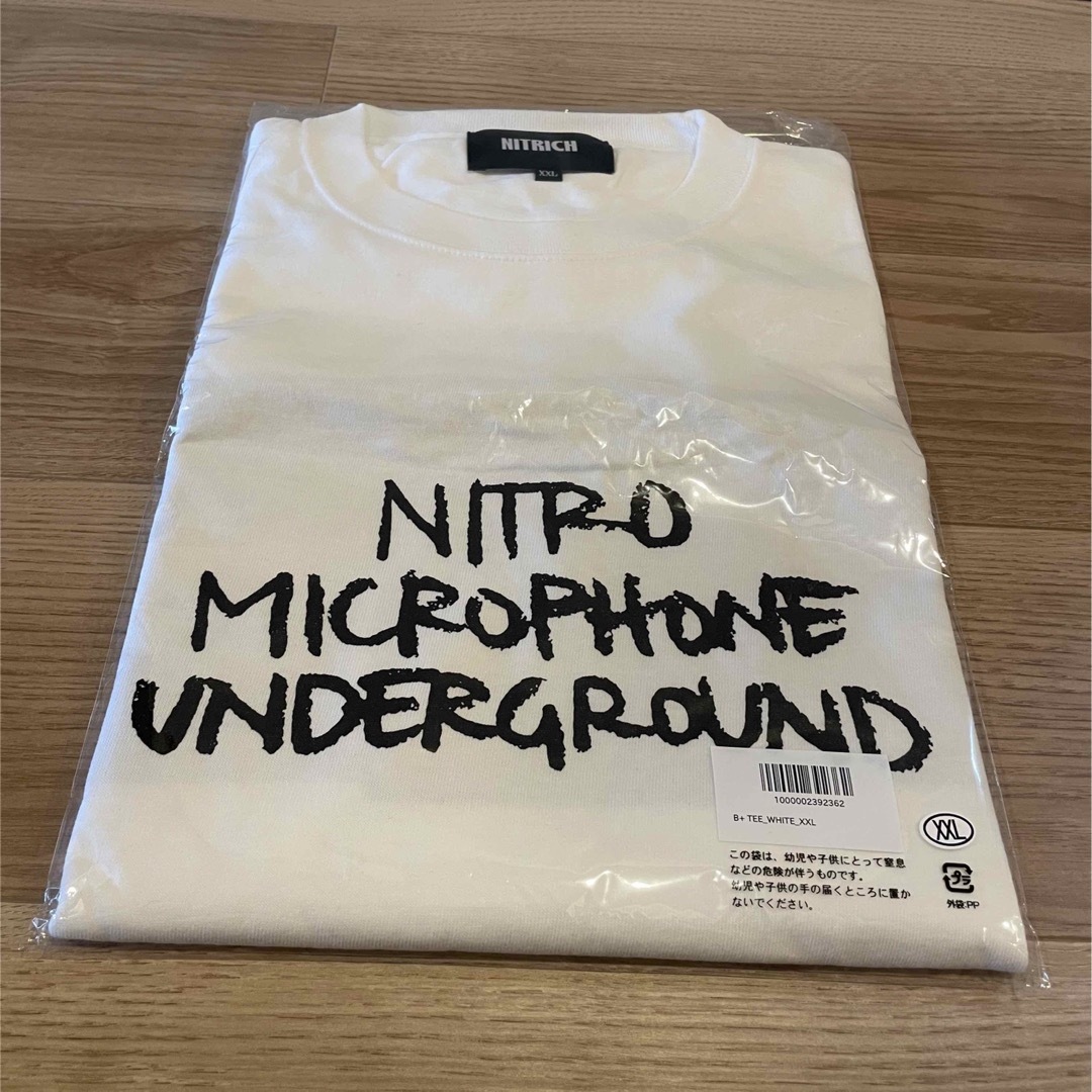 nitrow(nitraid)(ナイトロウ（ナイトレイド）)のNITRO MICROPHONE UNDERGROUND NMU B+ TEE メンズのトップス(Tシャツ/カットソー(半袖/袖なし))の商品写真