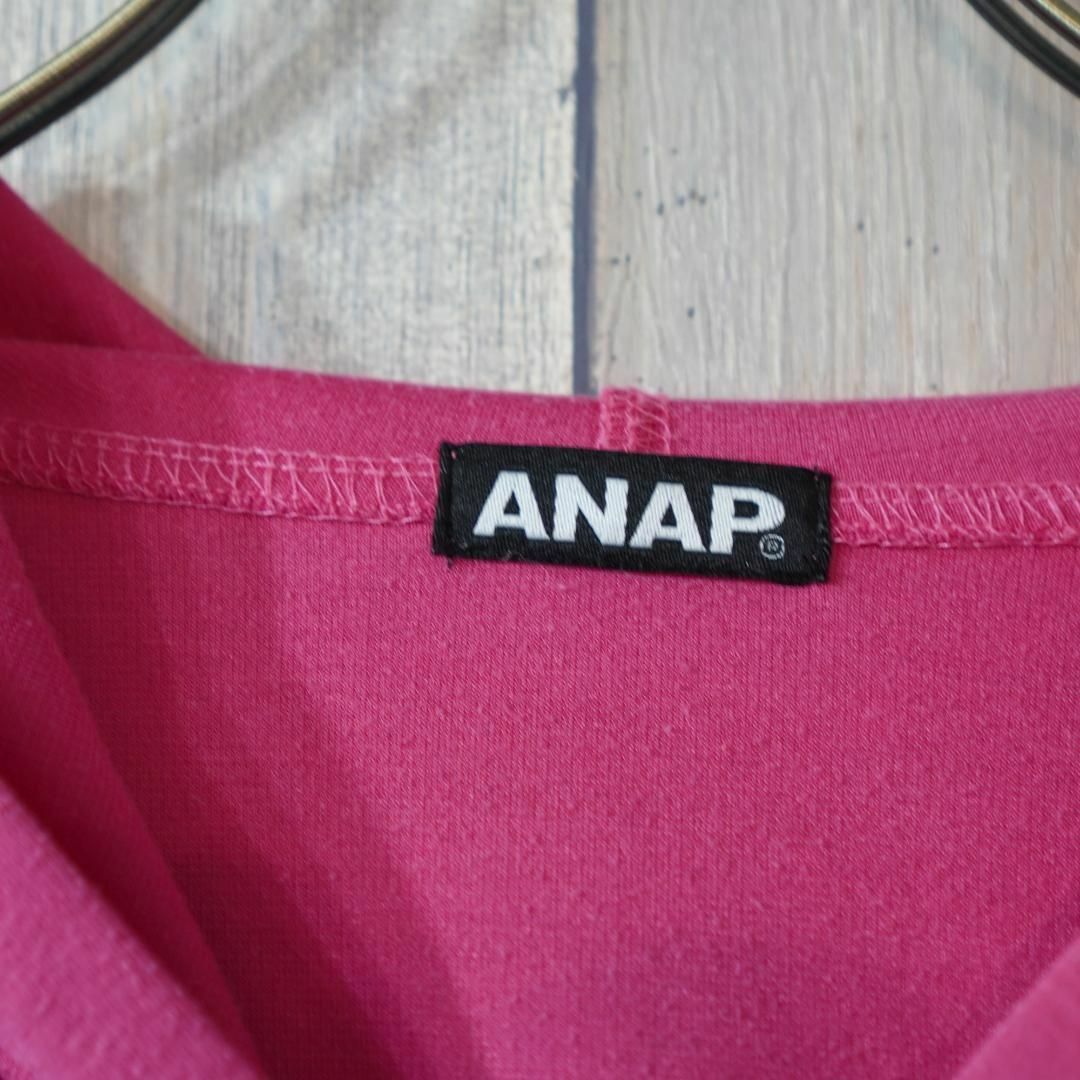 ANAP(アナップ)のANAP ロゴ薄手パーカー ピンクF レディースのトップス(パーカー)の商品写真