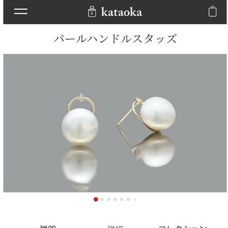 未使用　kataoka ピアス(ピアス)