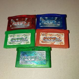 ポケモン　GBA  ファイアレッド　リーフグリーン　ルビー　エメラルド