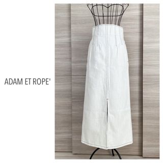 アダムエロぺ(Adam et Rope')の新品◇ADAM ET ROPE' アダムエロペ　ステッチデニムIラインスカート(ロングスカート)