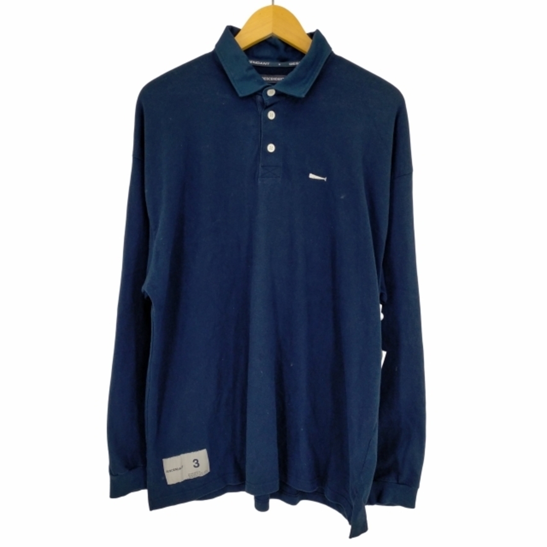 DESCENDANT(ディセンダント)のDESCENDANT(ディセンダント) CACHALOT POLO LS メンズ メンズのトップス(ポロシャツ)の商品写真