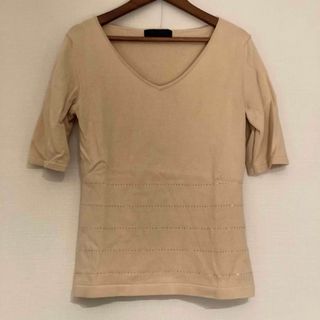 アンタイトル(UNTITLED)の未使用　アンタイトル　UNTITLED 半袖Tシャツ　ニット(Tシャツ(半袖/袖なし))