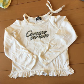 コムサイズム(COMME CA ISM)の白トップス(Tシャツ/カットソー)