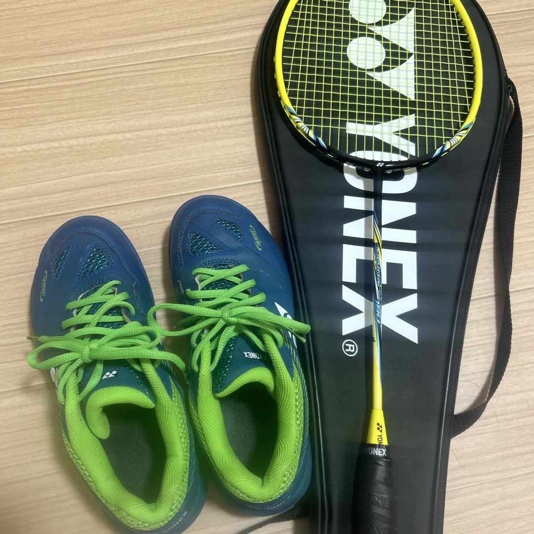 YONEX バドミントン 入門 シューズ ラケット セット