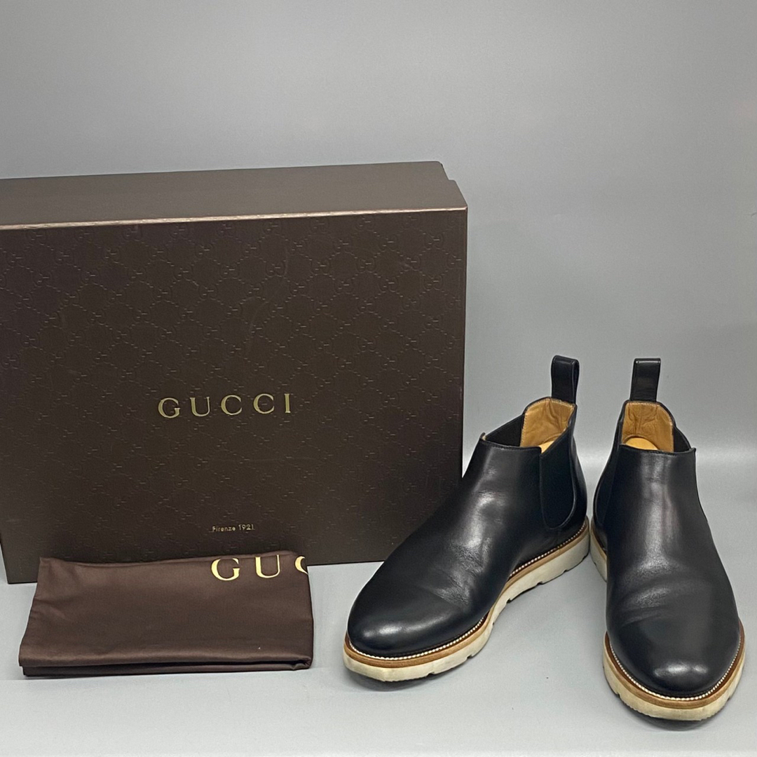 Gucci   極美品 GUCCI グッチ レザーブーツ  7  .5cmの通販