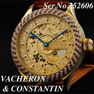 ヴァシュロンコンスタンタン(VACHERON CONSTANTIN)のヴァシュロン コンスタンタン 手巻き アンティーク スケルトン 腕時計 メンズ(腕時計(アナログ))