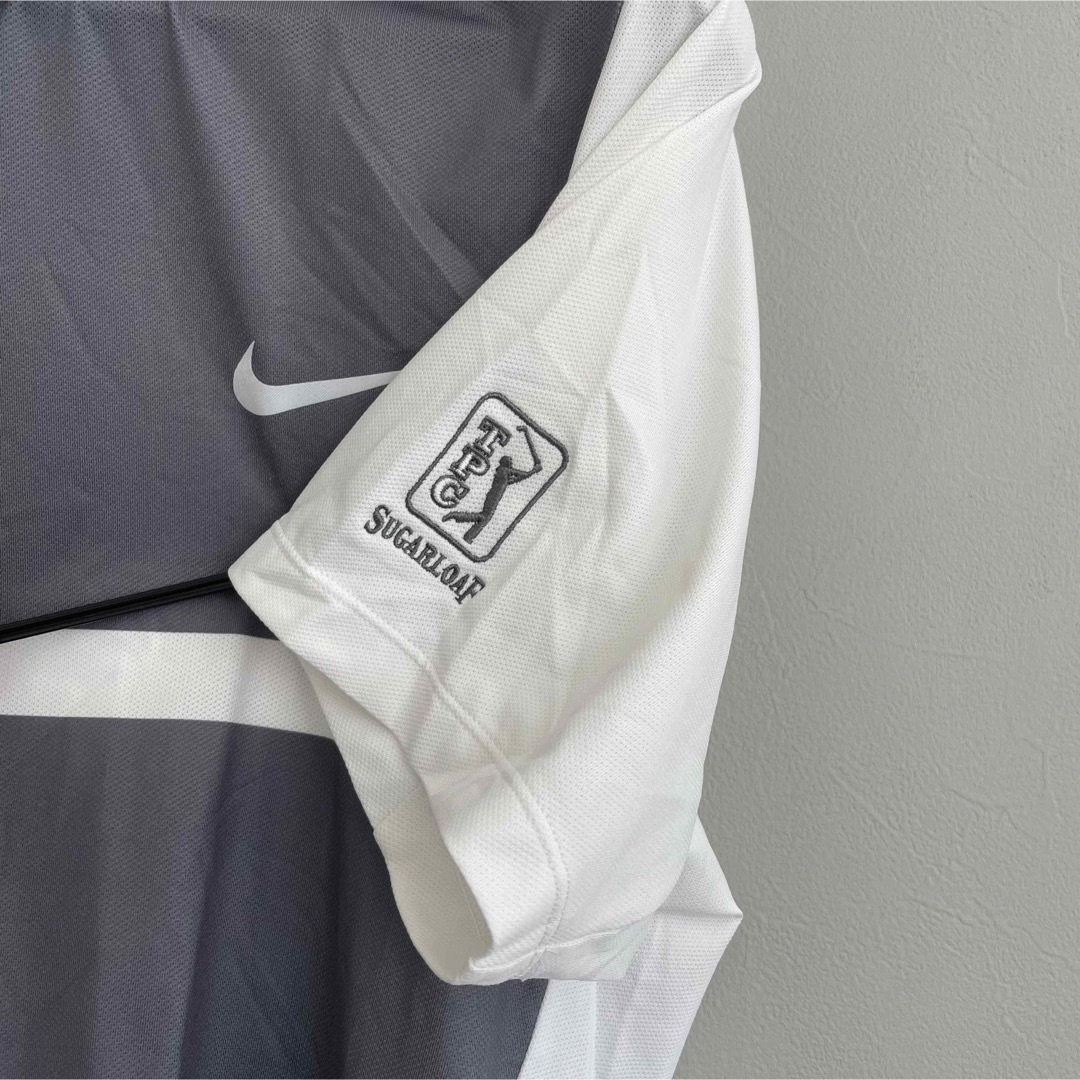 NIKE(ナイキ)のNIKE ポロシャツ DRI FIT 白 M スポーツ/アウトドアのゴルフ(ウエア)の商品写真
