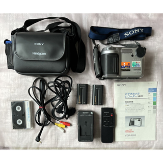 ソニー(SONY)のソニー   CCD-SC65  ビデオカメラレコーダー遮光フード付き(ビデオカメラ)