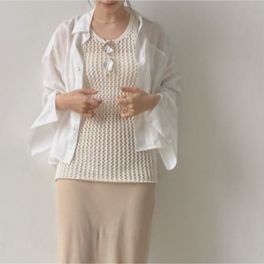 プラージュ RAMIE LYOCELL WIDE シャツ-