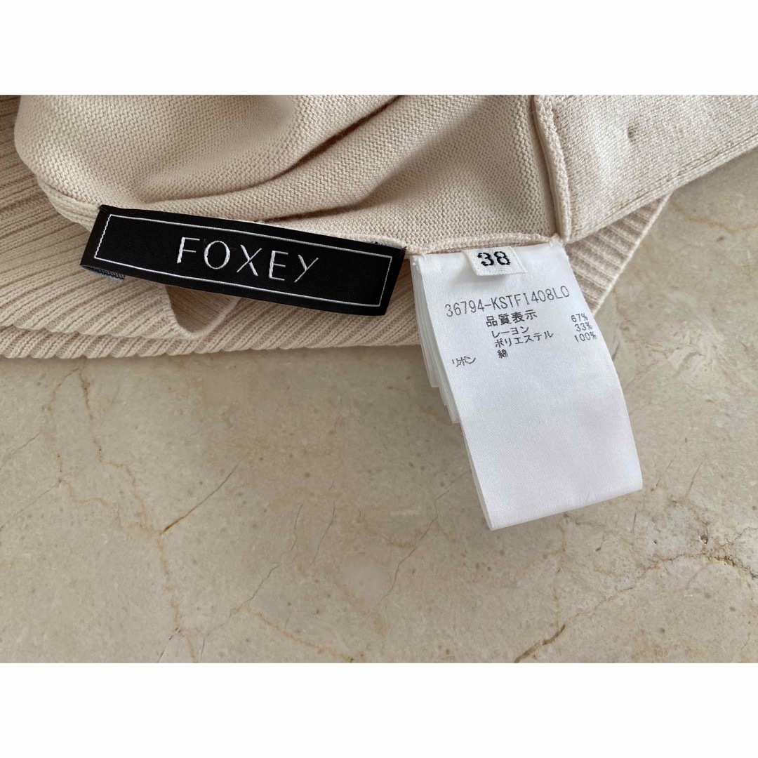 【美品】FOXEY♢﻿ナチュラルトップス♢﻿38♢﻿