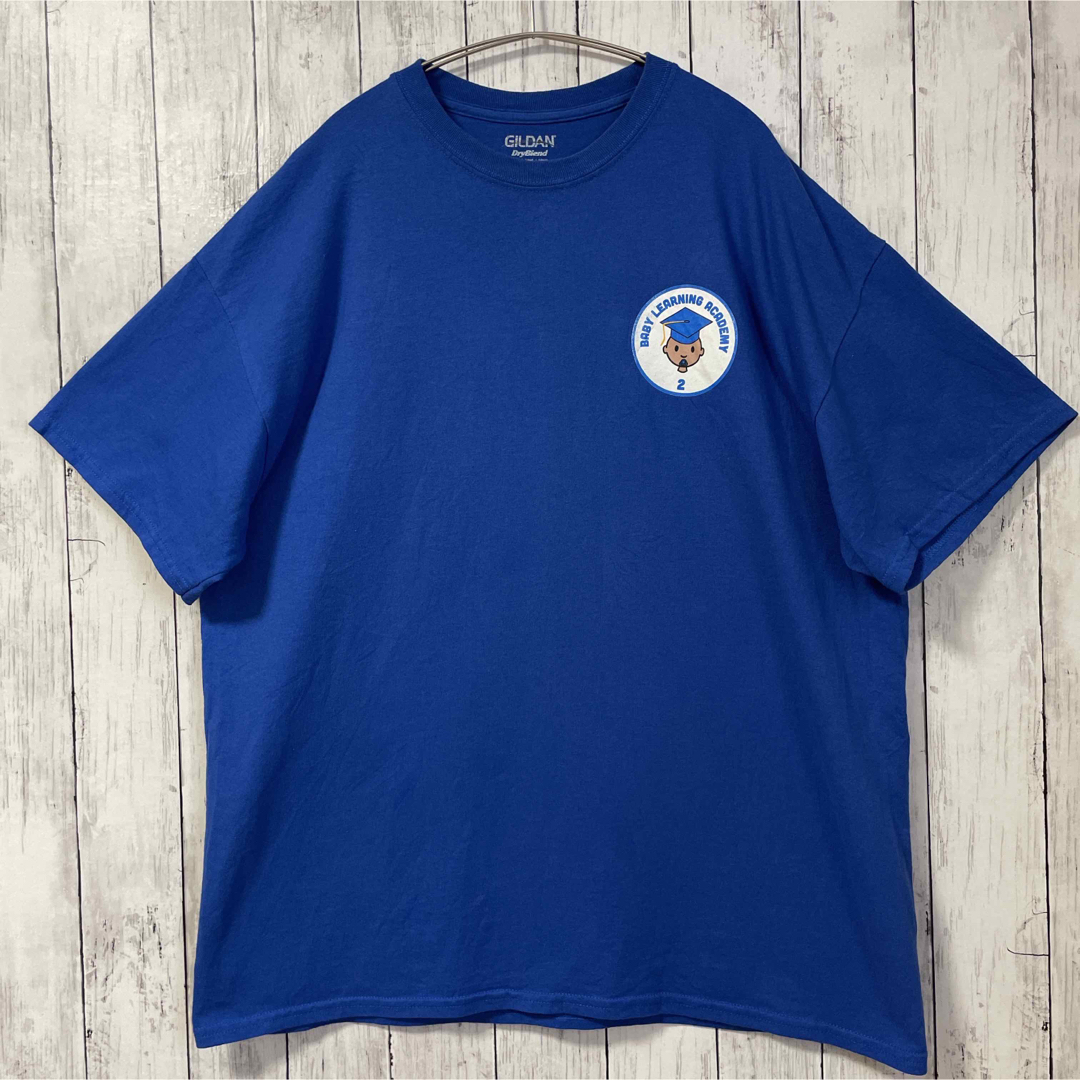 GILDAN(ギルタン)のビッグシルエット オーバーサイズTシャツ GILDAN ギルダン 青 海外古着 メンズのトップス(Tシャツ/カットソー(半袖/袖なし))の商品写真