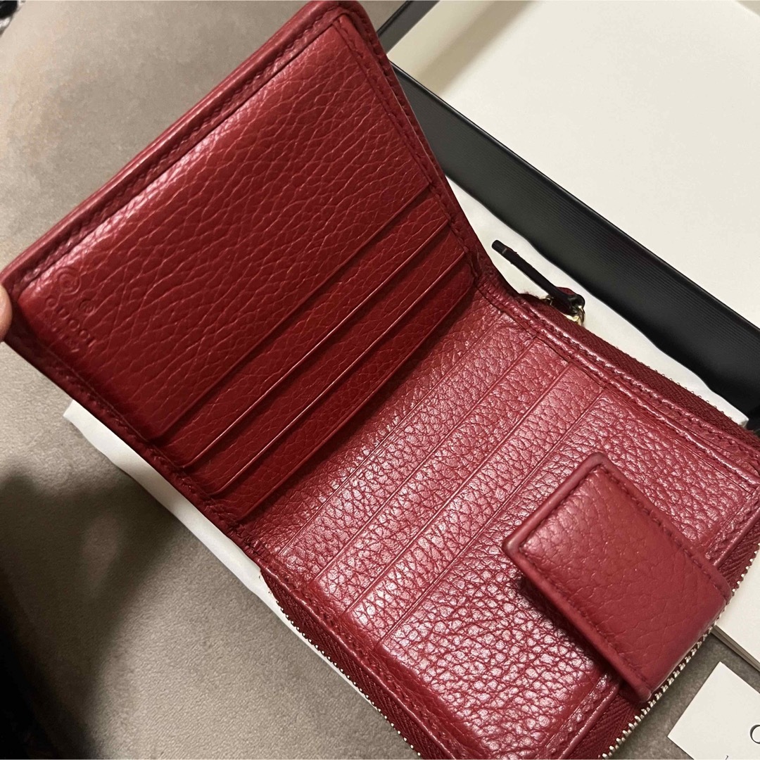 GUCCI グッチ 二つ折り財布 箱・保存袋・ケアカード GUCCI グッチ 二つ折り財布 箱・保存袋・ケアカード