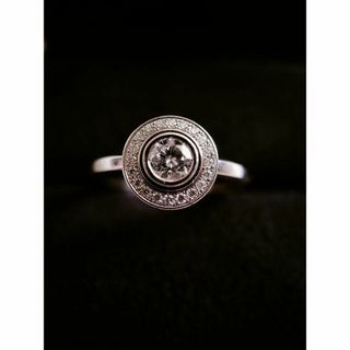 カルティエ(Cartier)のカルティエ ダムール ダイヤ リング Pt950 0.25ct 10.5号(リング(指輪))