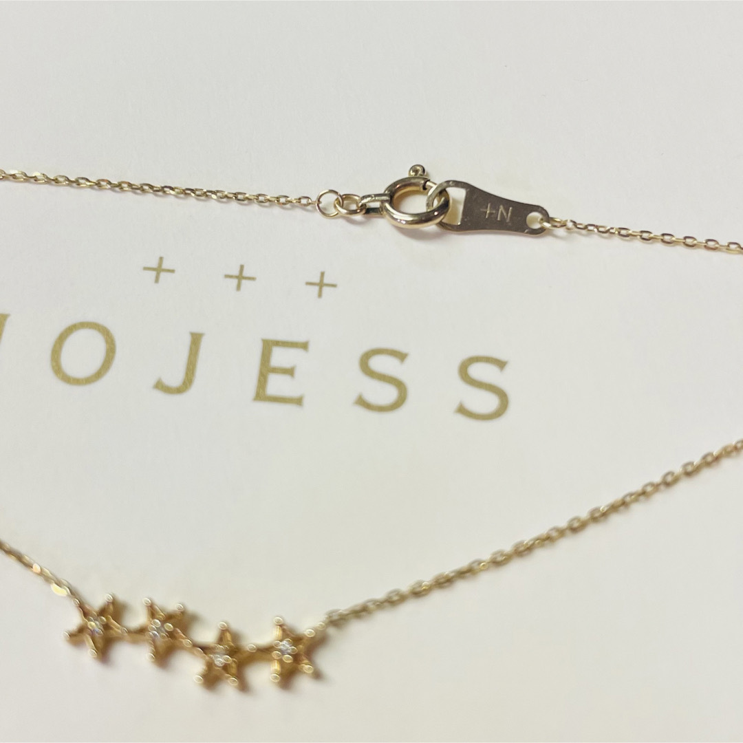◼️完売品◼️【NOJESS】K10スターモチーフダイヤネックレス-