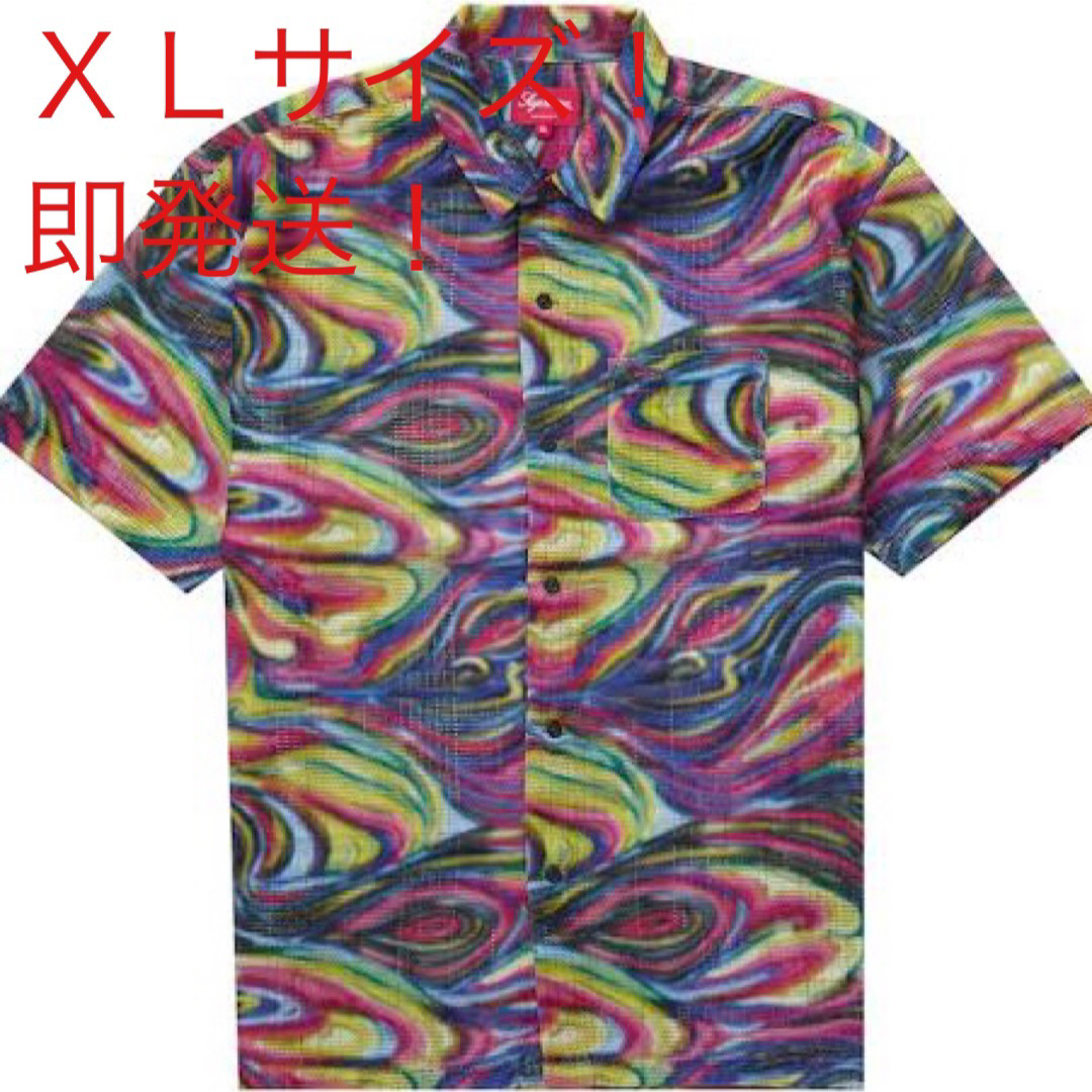 Supreme Mesh Stripe S/S Shirt Multi Mサイズ - agedor.ma