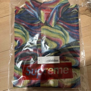 supreme mesh stripe s/s shirt マルチカラーL