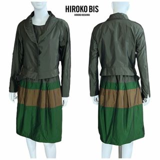 HIROKO BIS ヒロコビス アンサンブル ジャケット & ワンピース 9号