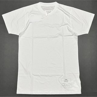 マルタンマルジェラ(Maison Martin Margiela)の52 メゾンマルジェラ 1CON ロゴ Tシャツ 白 ホワイト 無地 TEE(Tシャツ/カットソー(半袖/袖なし))