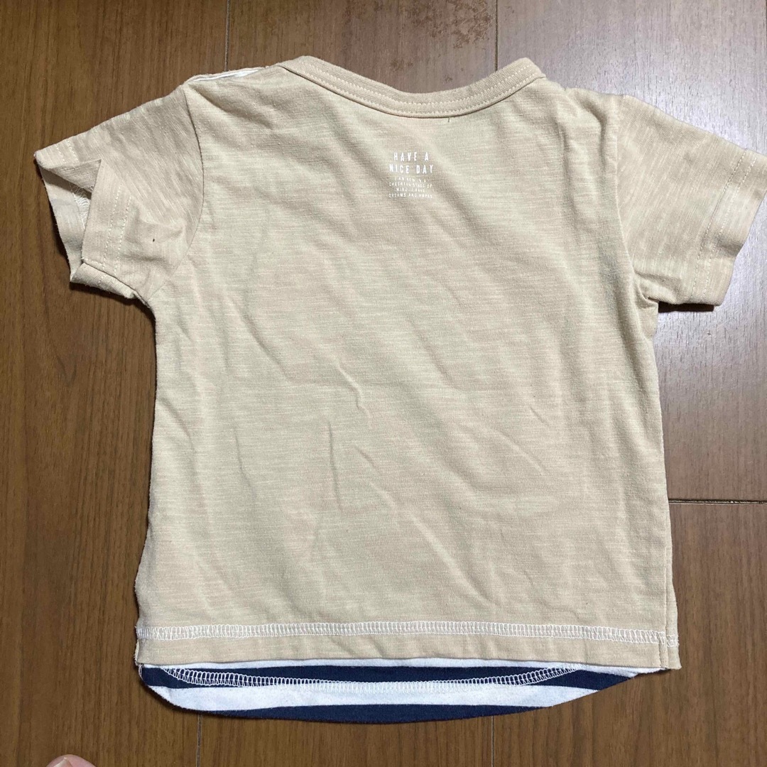 半袖　Tシャツ 80 2着 キッズ/ベビー/マタニティのベビー服(~85cm)(Ｔシャツ)の商品写真