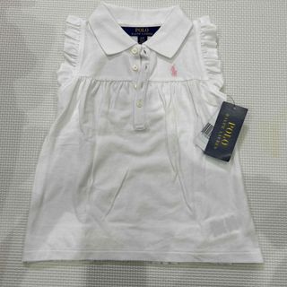 ポロラルフローレン(POLO RALPH LAUREN)の未使用　ラルフローレン　ポロシャツ　4T 女の子　子供服　キッズ　polo(Tシャツ/カットソー)